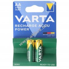 Varta Accu Power AA Mignon ceruza akku 1.2V 2100mAh 2db/csomag NiMH