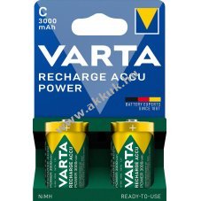 Varta Accu Power HR14 C (b�bi m�ret) akku 1.2V 3000mAh 2db/csomag NiMH