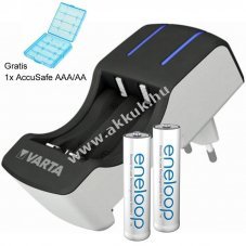 Panasonic eneloop Standard mikroelem AAA �s Varta 2-4db/csomag t�lt� AccuSafe-val