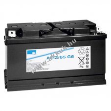 Exide Dryfit A512/65 G6 12V 65000mAh 353x175x190mm M6 csavaros csatlakoz�s AGM �s �lom-zsel�s