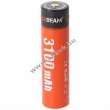 AceBeam 18650 Li-Ion akkumul�tor 3,7V 3100mAh micro-USB t�lt�csatlakoz�val