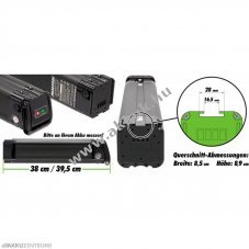 Maratron E-Bike akku 36V 10,4Ah 39,5cm Sattelrohr NiMH