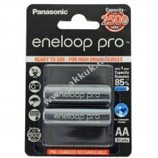 Panasonic Eneloop Pro AA 1.2V 2500mAh 2db/csomag NiMH
