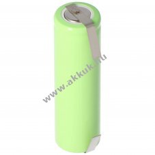 Helyettes�t� akku Flat Top AA Mignon ceruza 1,2V 900mAh U-alak� forrf�llel NiMH