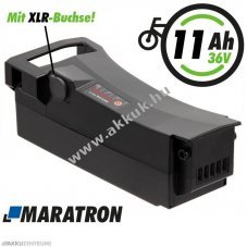 Maratron E-Bike akku 36V 10,4Ah XLR csatlakoz fekete