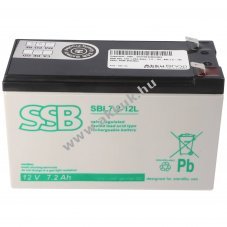 SSB SBL 12V 7,2Ah AGM �lom akku
