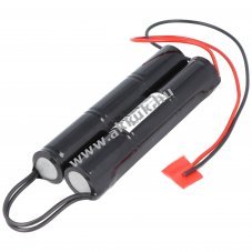 V�szvil�g�t�s akkupakk 7,2V 1600mAh 2x3 cell�s 10cm k�belh�ddal NiCd