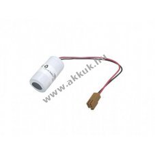 3 V PLC (SPS) lithium helyettes�t� elem Cutler Hammer GE 1200 mAh 2/3 A-es k�bellel �s csatlakoz�