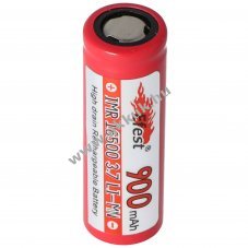 Efest IMR 16500 900mAh 3,6V - 3,7V Li-ion akku lapos plusz p�lussal
