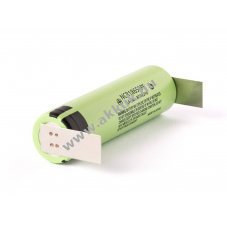 Panasonic NCR18650PF 3,7V 2900mAh l�tium-ion akkucella forraszt�f�llel