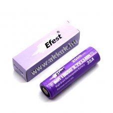 Efest IMR18650 2500mAh 3,6V-3,7V Flat Top l�tium-ion akkucella
