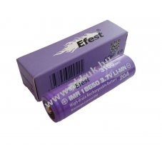 Efest Purple IMR 18650 3100mAh 3,7V l�tium-ion akku Button Top