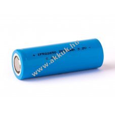 Cottcell IFR22650 3,2-3,3V 2000mAh napelemes akku LiFePO4