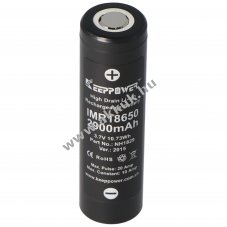 Keeppower IMR18650 3,7V 2900mAh Li-ion akku 10A Flat Top