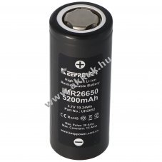 Keeppower IMR26650 3,6V 5200mAh Li-ion akkumul�tor