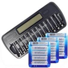 Panasonic eneloop Standard HR-3UTGA 12db AA (Mignon) akkumul�tor LCD t�lt�vel