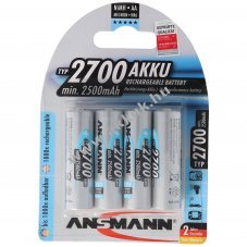 Ansmann Photo AA Mignon ceruza akku 1,2V 2700mAh 4db/csomag NiMH