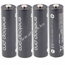 Panasonic eneloop pro BK-3HCDE/4BE AA Mignon ceruza akku 1.2V 2500mAh 4db/csomag NiMH