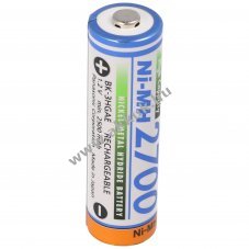 Panasonic BK-3HGAE AA Mignon ceruza akku 1,2V 2700mAh 1db/csomag NiMH