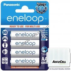 Panasonic eneloop BK-3MCC HR-3UTGB Mignon ceruza AA akku 1,2V 2000mAh 4db/csomag NiMH
