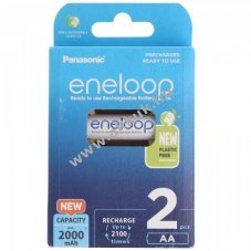 Panasonic eneloop AA Mignon ceruza akku 1,2V 2000mAh 2db/csomag NiMH