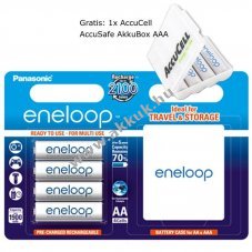 Panasonic eneloop BK-3MCCEC4BE AA Mignon ceruza akku 1.2V 2000mAh 4db/csomag NiMH