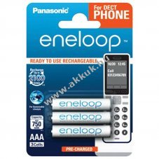 Panasonic eneloop BK4MCCE/3DE Micro akku 1,2V 800mAh 3db/csomag NiMH