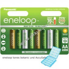 Panasonic eneloop Botanic AA Mignon ceruza akku 1,2V 2000mAh 8db/csomag BK-3MCCE/8TE NiMH