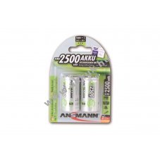Ansmann C (b�bi m�ret) akku 1,2V 2500mAh 2db/csomag NiMH