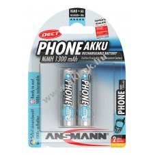 Ansmann DECT Mignon ceruza akku 1,2V 1300mAh 2db/csomag NiMH