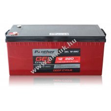 Panther tracline Gel Deep Cycle 12V 220Ah AGM �lom akku