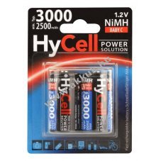 HyCell Typ 3000 C (b�bi m�ret) akku 1,2V 2500mAh 2db/csomag NiMH