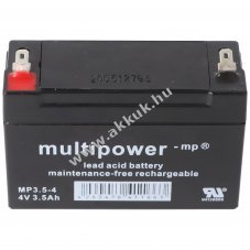 Multipower MP3.5-4 4V 3,5Ah akku AGM �lom-zsel�s