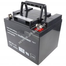 Multipower MP40-12 12V 40Ah akku VdS G117030 M6 csavaros AGM �s �lom-zsel�s