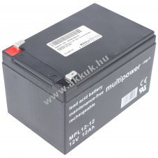 Multipower ML12-12 12V 12Ah akku AGM �lom-zsel�s