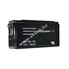 Multipower MPL150-12 akku 12V 150Ah Long Life AGM �lom-zsel�s