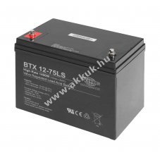 Wing BTX12-75LS 12V 75Ah AGM �lom akku