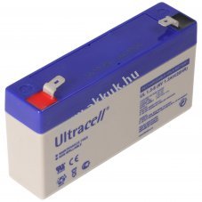 Ultracell AGM �lom akku 6V 1,3Ah