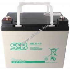 SSB SBL33-12i 12V 33Ah �lom akku AGM Gel