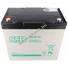 SSB AGM �lom akku 12V 55Ah