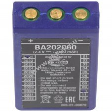 Originalakku HBC BA202060 2,4V 2100mAh NiMH