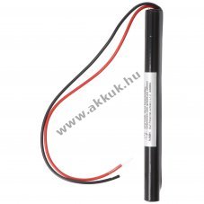 Vszvilgts akku NiMH 3,6V 600mAh L1x3 Micro AAA 20cm vezetkkel