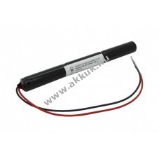 Helyettes�t� v�szvil�g�t�s akku AA Mignon ceruza 3,6V 860mAh 200mm k�bellel 1db/csomag NiCd