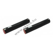 Helyettes�t� akku v�szvil�g�t�s 7,2V 4500mAh 2x L1x3 Mono D Faston Saftura 6VTD137 NiCd