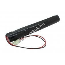 Helyettes�t� akku v�szvil�g�t�s D (g�li�t) 4,8V 4500mAh 1db/csomag 300mm k�bellel NiCd