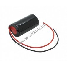 Helyettes�t� akku v�szvil�g�t�si D (g�li�t) 1,2V 4500mAh 200mm k�bel 1db/csomag NiCd