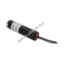 Helyettes�t� akku v�szvil�g�t�s 2,4V 3000mAh Sub-C L1x2 6,3mm Faston 150mm k�bel NiMH