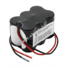 Helyettes�t� akku v�szvil�g�t�s akku Sub-C F2x3 3,6V 3600mAh 300mm k�bel NiCd