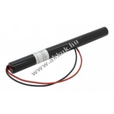 Helyettes�t� akku v�szvil�g�t�shoz 3,6V 3600mAh L1x3 4/3A 200mm k�bel NiMH