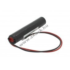 Helyettes�t� akku v�szvil�g�t�s 3,6V 1000mAh L1x3 2/3A 200mm k�bellel NiMH